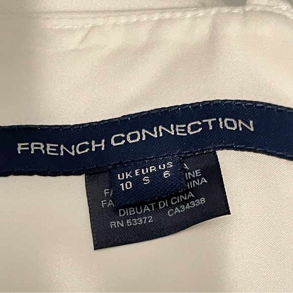 French Connection Whisper Cut Out Square Neck Dress Size: 6 - Picture 6 of 7